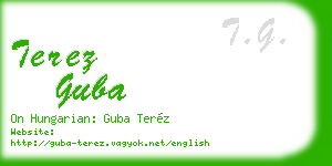 terez guba business card