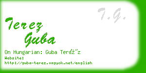 terez guba business card